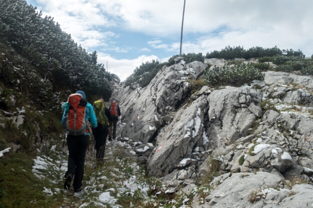 zwischen Gjaid Alm und Guttenberghaus