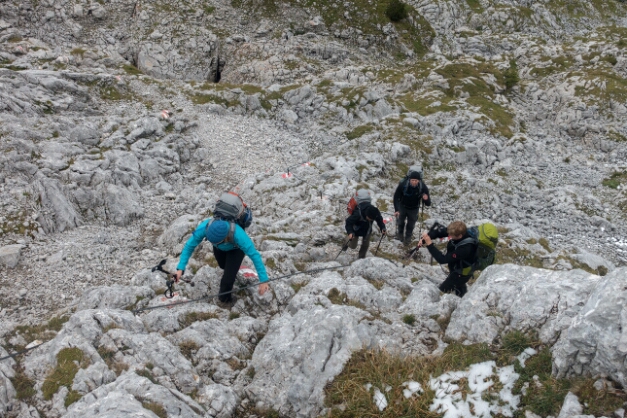 zwischen Gjaid Alm und Guttenberghaus