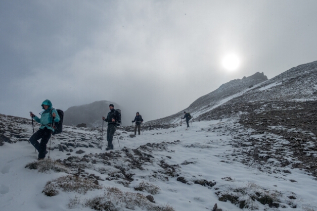 nach der Gruberscharte (2353m)