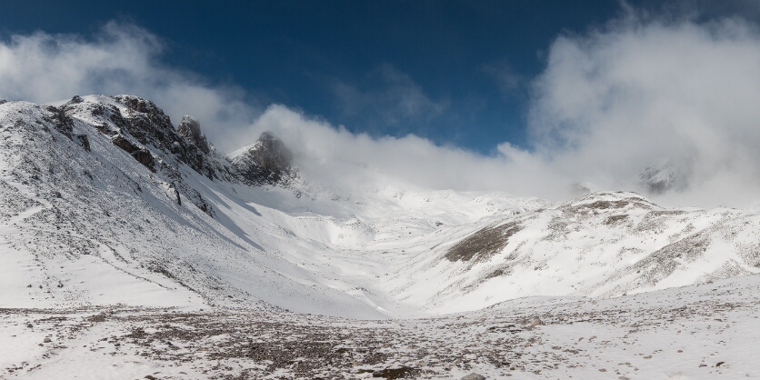 Winter im Landfriedtal (ca. 2400m)