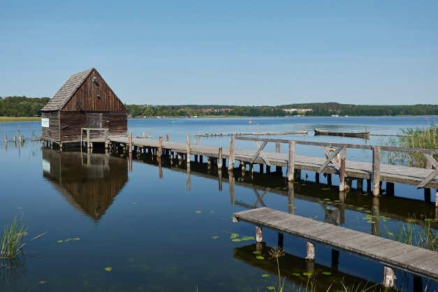 Blick auf den Woblitzsee bei Wesenberg