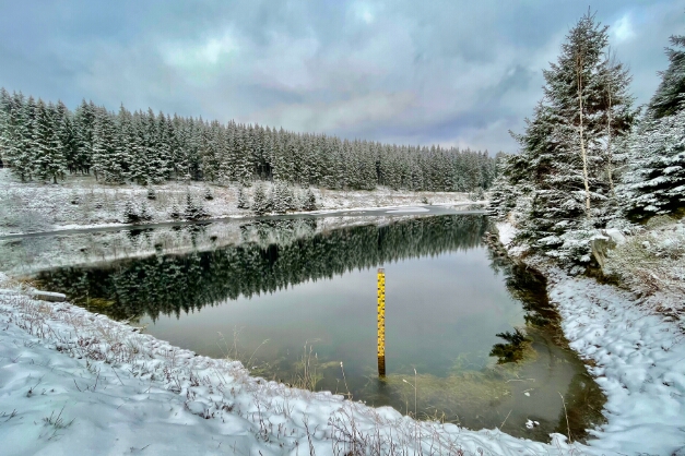 Oberer Kellerhalsteich nähe Kreuzeck im Harz