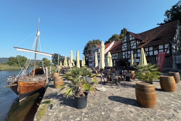 Historischer Hafen in Wanfried