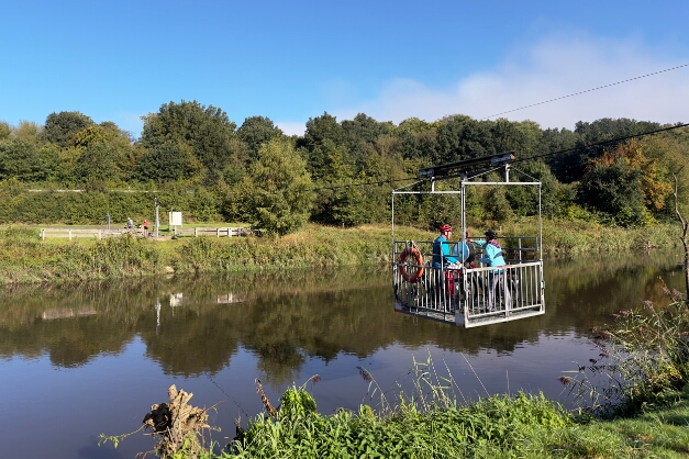 Fahrradseilbahn Fulda-Radweg bei Malsfeld Fahrradseilbahn Fulda-Radweg bei Malsfeld