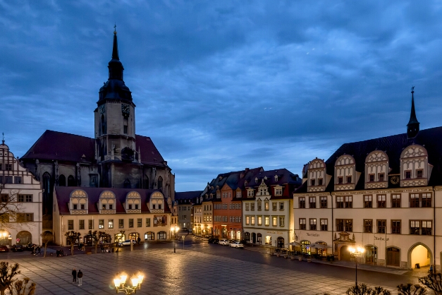 aus dem Hotelzimmer in Naumburg